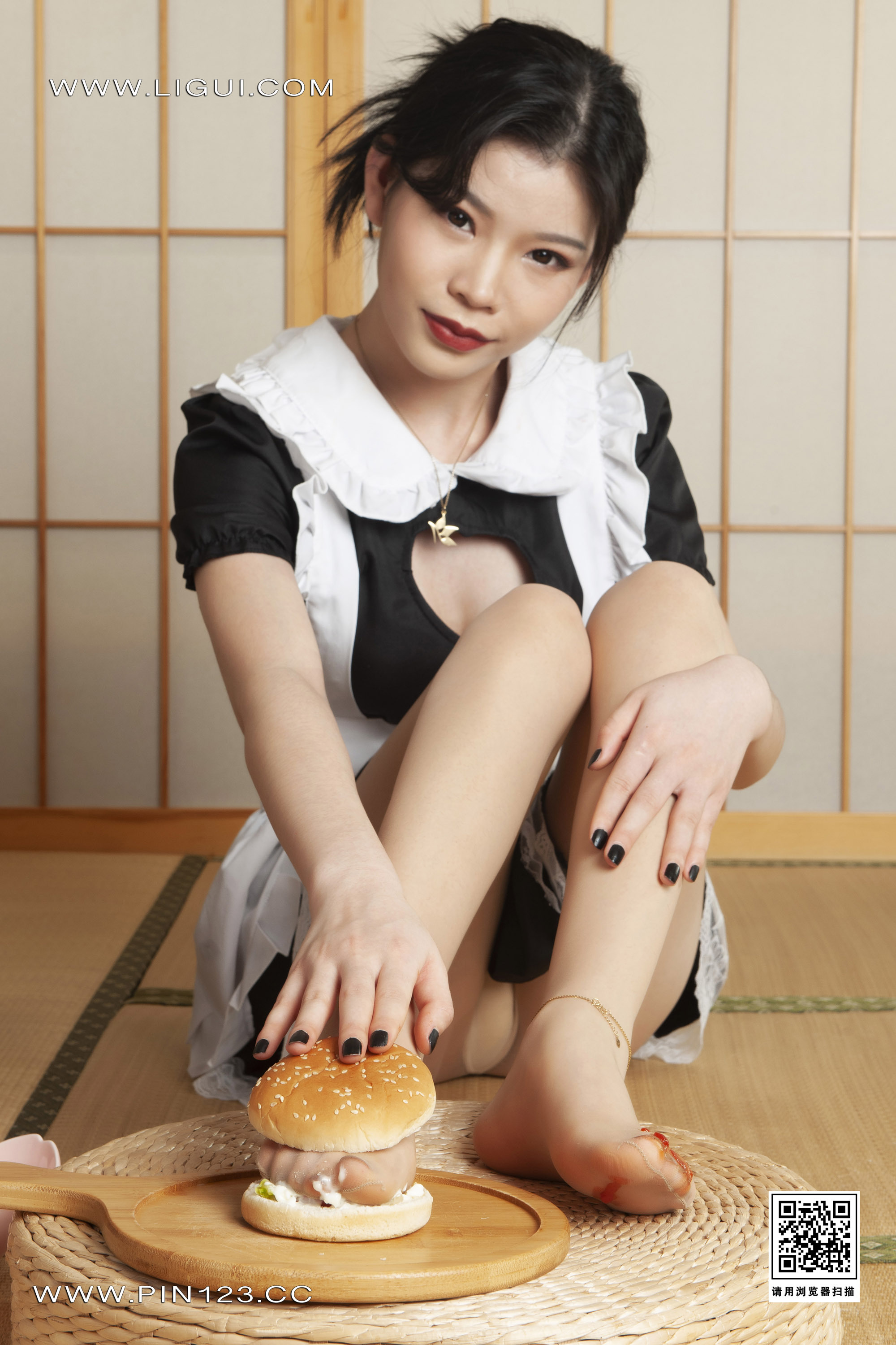 Ligui丽柜 2023.04.24 《肉丝汉堡》 橙子